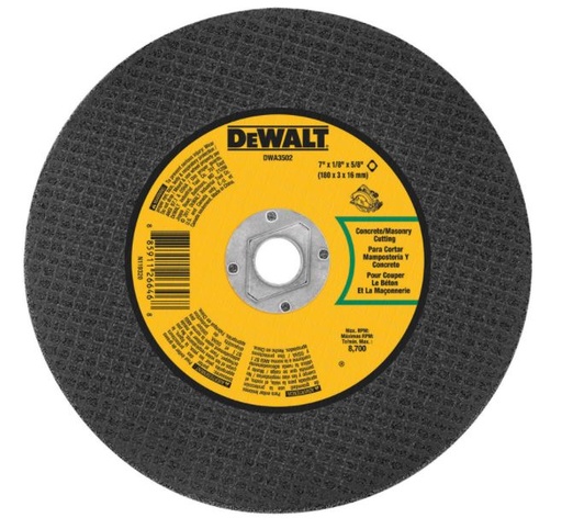 MASONRY CUT BLADE7"X1/8".