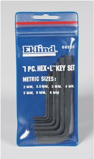 HEX KEY MM SET L 7PC