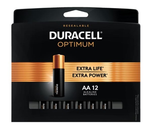 OPTIMUM BATTERY AA 12PK                 
