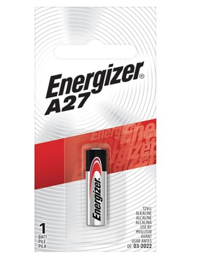 BATTERY ALKLINE 12V A 27                