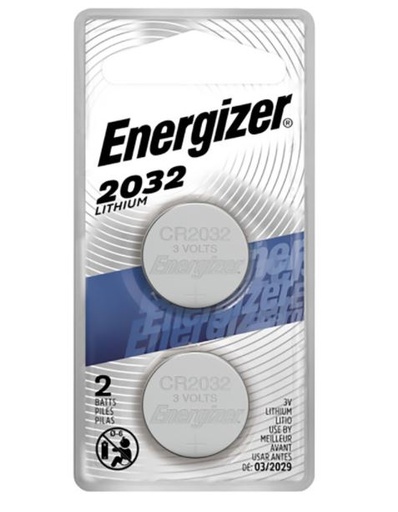 BATTERY WTCH/ELC2032 2PK                