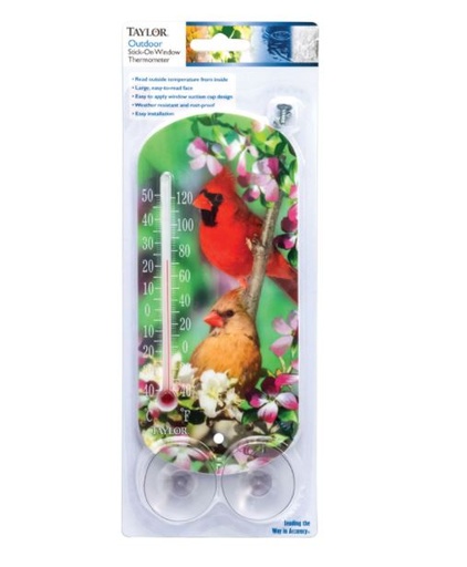 THERMOMETER 8.5"BIRD SUC.