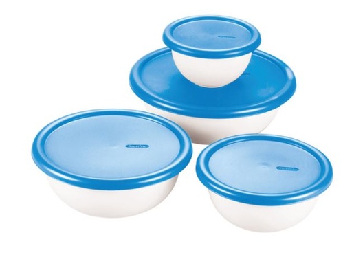 BOWL SET 6PC W/COVERS