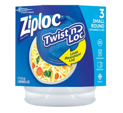 TWIST'NLOC 2CUP PK3ZIPLO.