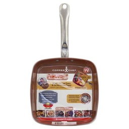 COPPER CHEF 9.5&quot; SQ PAN.