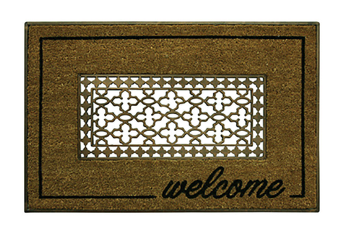 MAT WELCOME BRN 18X30"