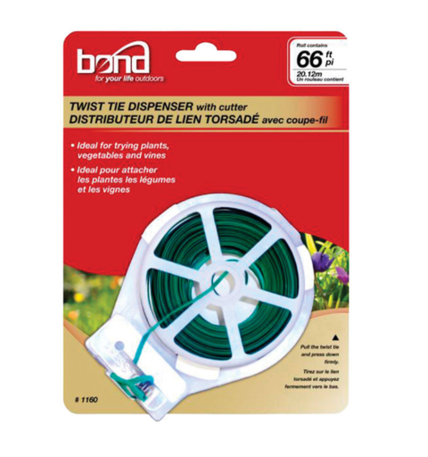TWIST TIE W/CUTTER 66'                  