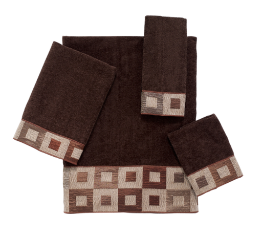 TOWEL SET  GEO JACQ 4PK