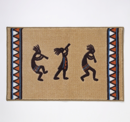 BATH RUG KOKOPELLI MULTI