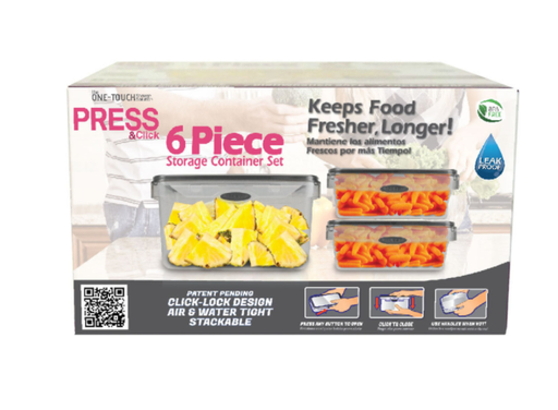 STORAGE CONT SET 6PC