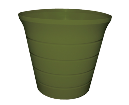 PLANTER GRN 5.43"H 6"DIA