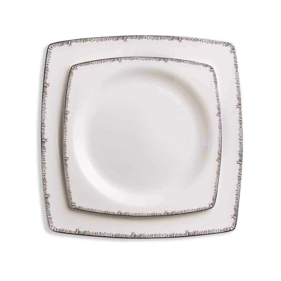 A8424 Bone Sel. 60 pcs Dinner Set (Square)