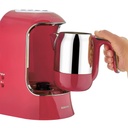 A862 Kahvekolik Aqua Coffee Machine Red/Chrome