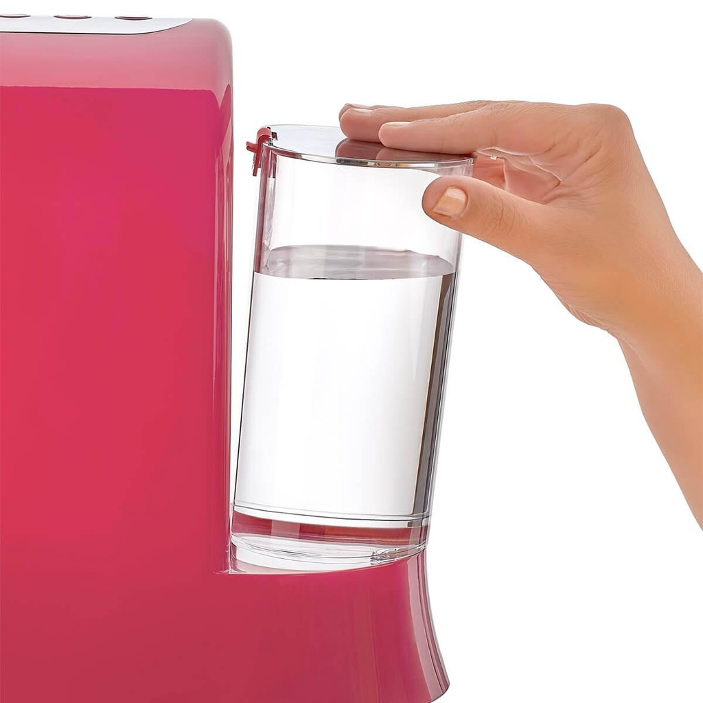A862 Kahvekolik Aqua Coffee Machine Red/Chrome