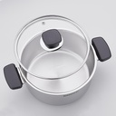 A1688-1 Kappa Casserole 26x13 cm / 6.8 l. - Black