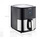 AIR-MAX Air Fryer 6.5 Lt / 1700 Watt - Black