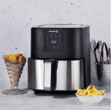 AIR-MAX Air Fryer 6.5 Lt / 1700 Watt - Black