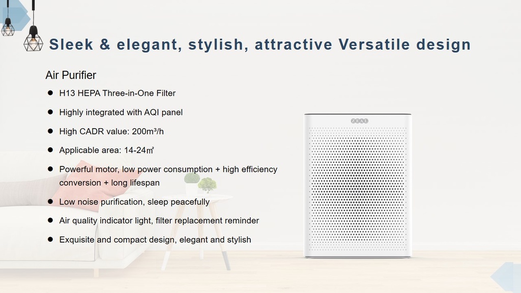 ZEAL Air Purifier Med Size