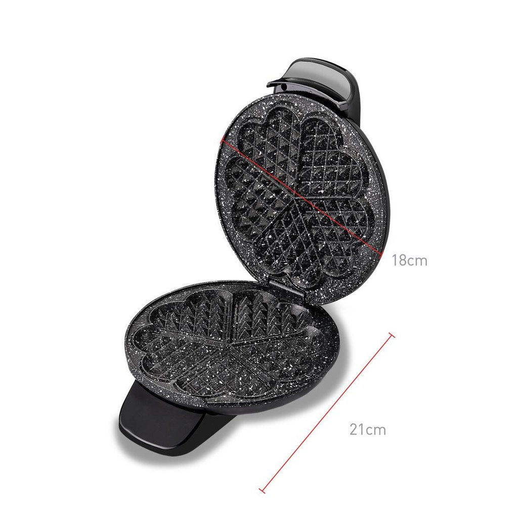 A319-05 Mia Waffle Maker - Black