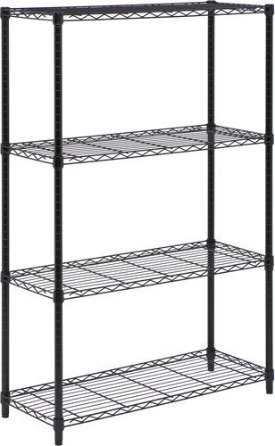 SHELF 4 TIER BLACK 250#