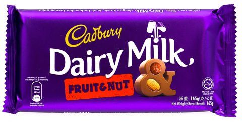 DAIRY MILK FRUIT & NUT