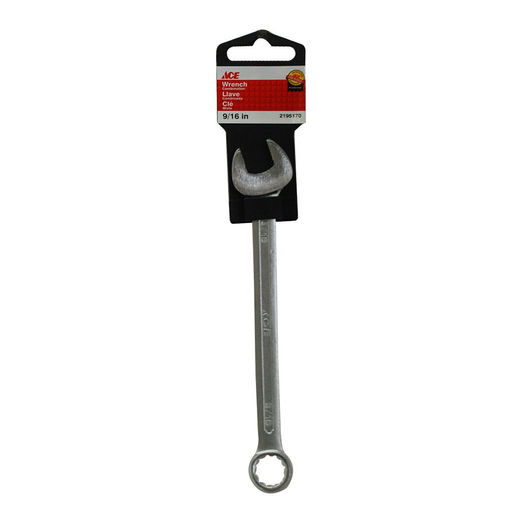 COMBINATION WRENCH 9/16IN (14MM) ACE