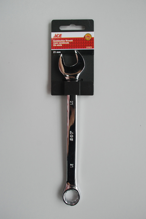 COMBINATION WRENCH 21MM POLISHED FINISH ACE