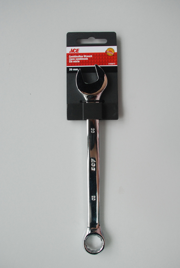 COMBINATION WRENCH 20MM POLISHED FINISH ACE