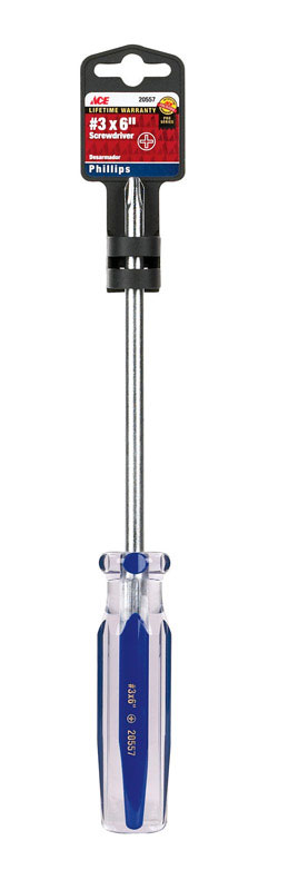 SCREWDRVR #3X6" PHIL ACE