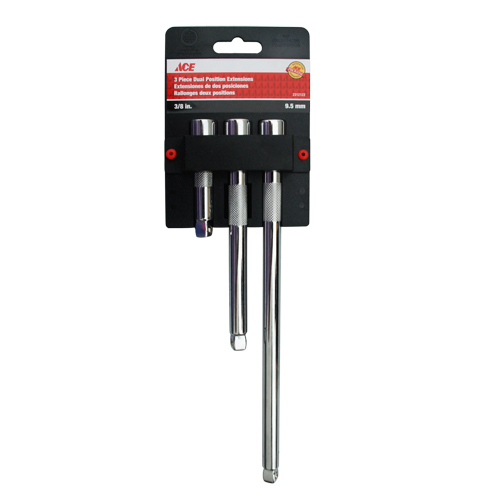3 PIECE SOCKET EXTENSION 10MM (3/8IN) ACE.