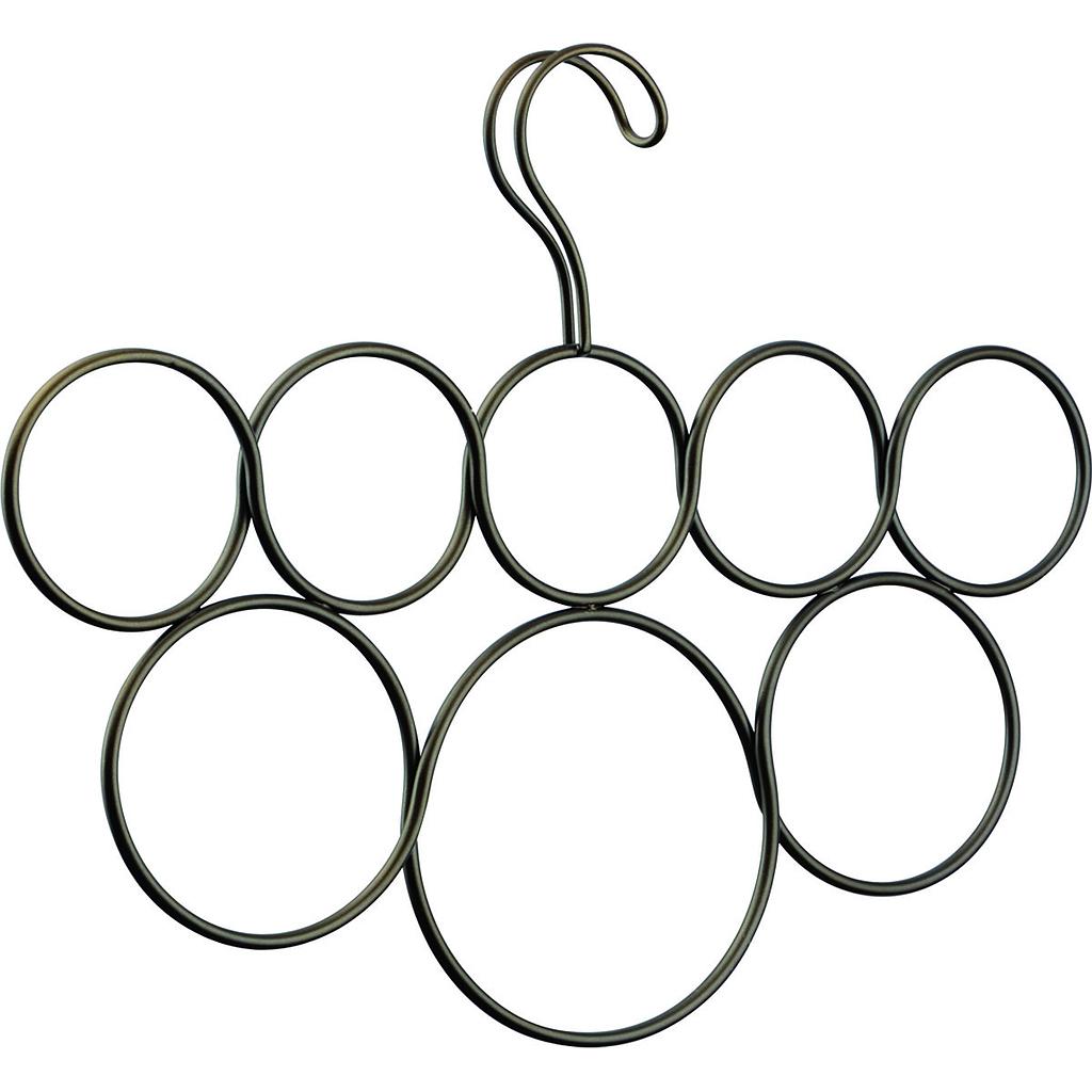 SCARF HOLDER 8 LOOP BRNZ