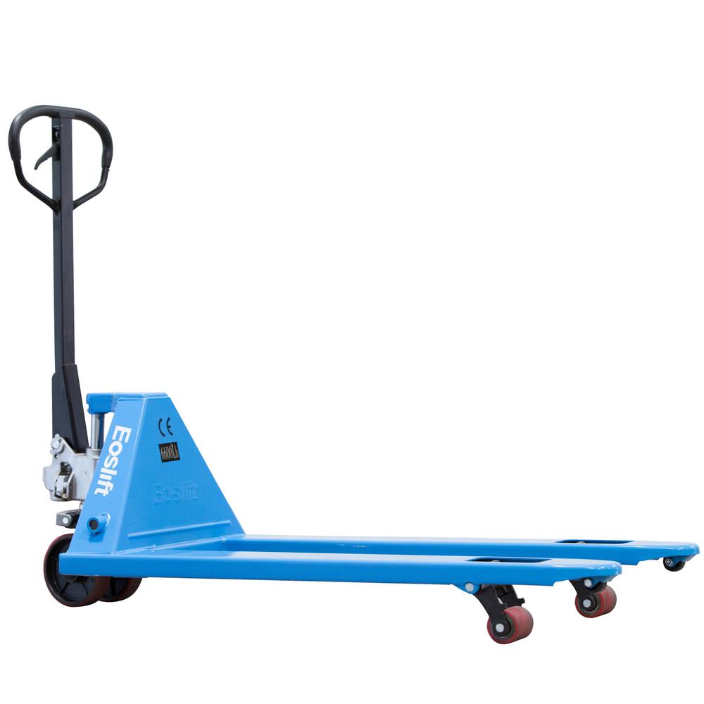 Eoslift Heavy-Duty Hand Pallet Truck/Pallet Jack, 27" W x 48" H, 5500 lb.