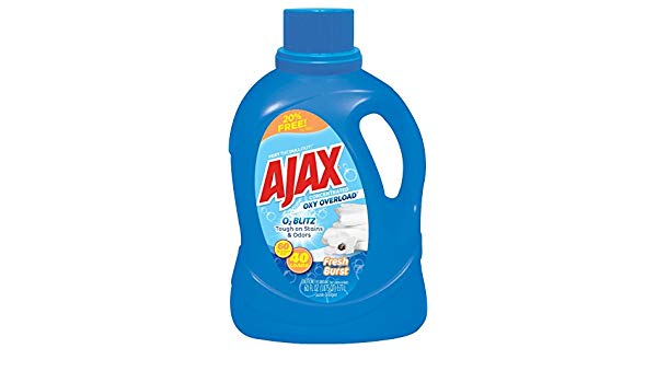 AJAX LAUNDRY Detergent OXY overload  Concentrated 60Oz.