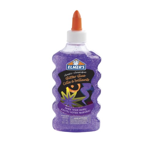 Elmer's, Medium Strength Polyvinyl acetate homopolymer Glitter Glue 6 oz.