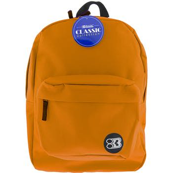 BAZIC 17" ORANGE CLASSIC BACKPACK