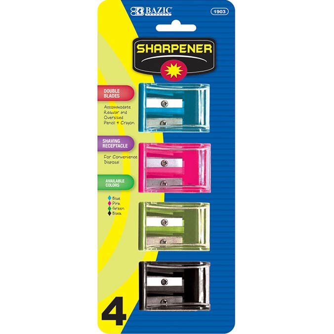 BAZIC DUAL BLADES SQUARE SHARPENER W/ RE