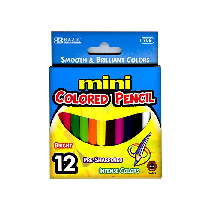 BAZIC 12 MINI COLOR PENCIL
