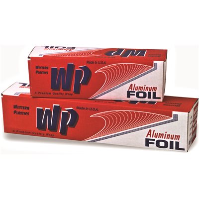 WP - Aluminum Foil 18 x 500ft Extra Heavy Duty. 60cm x 152m