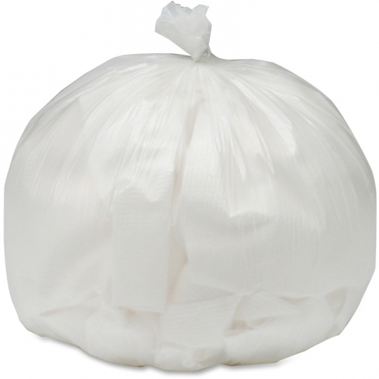 Heavy-Duty Trash Can Liner, 24 X 23, Clear, 250/Box