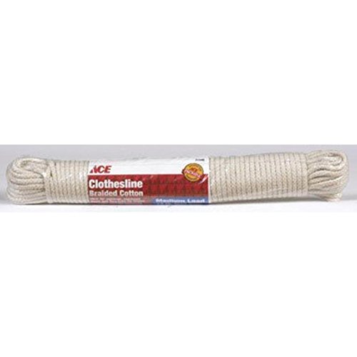 Solid Braid Cotton Clothesline ACE 7/32" x 100'  Clothesline 71548