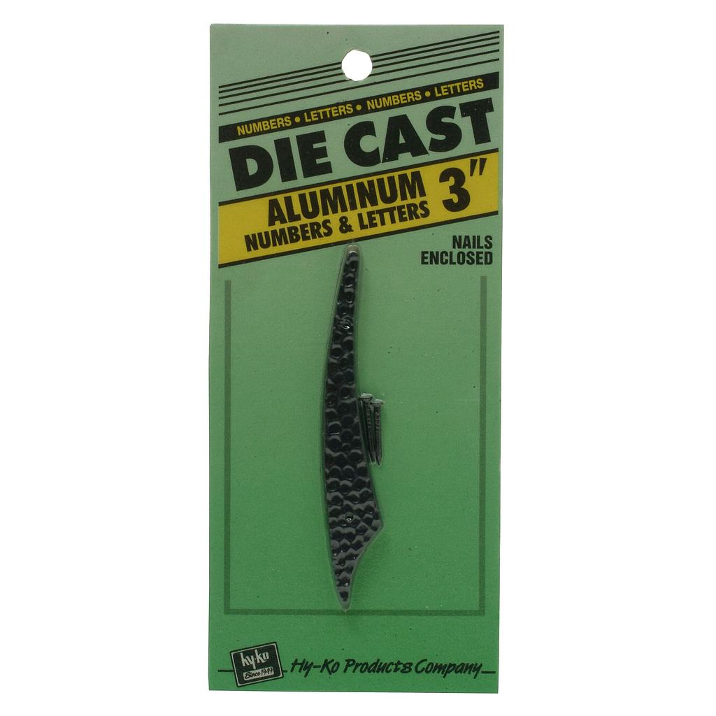 DIE CAST 1 HOUSE NUMBER 3IN