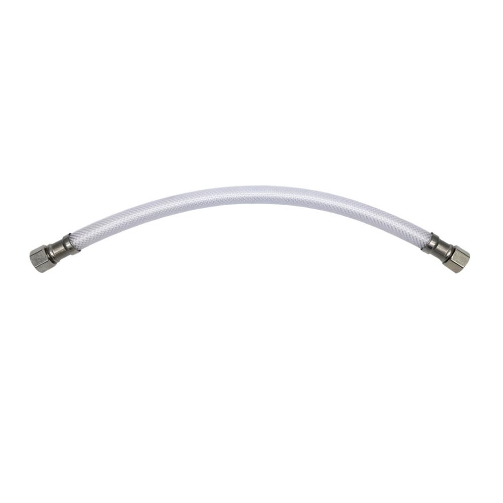 PVC FAUCET SUPPLY LINE 3/8IN x 1/2IN