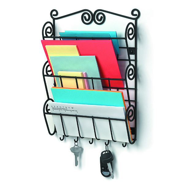 Spectrum 43310 Wall-Mount Scroll Letter Holder