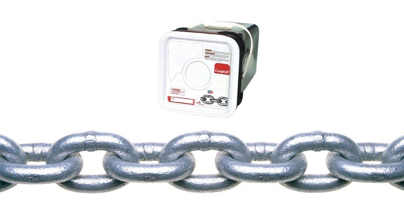 CHAIN PROOF 1/4"GALV100'