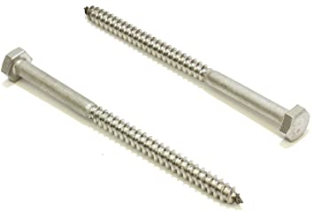 HX LAG SCRW Z 1/4X4  