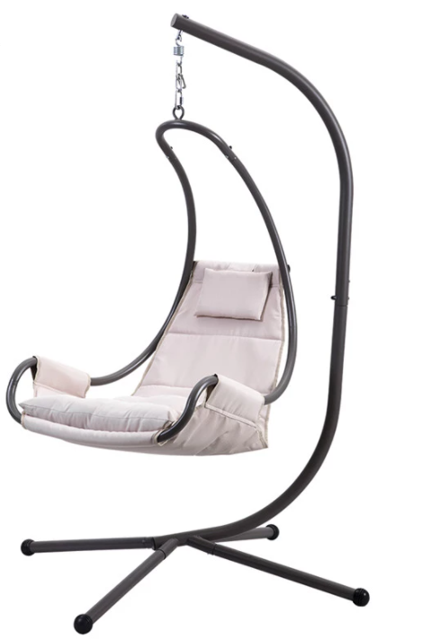 STEEL SWING CHAIR WITH STAND