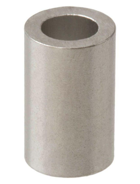 ALUM SPACERS 1/4X3/4#8