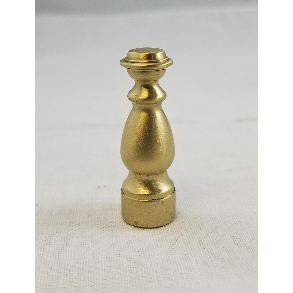 BRASS LAMP FINIALS 1-1/2,1/4-27-FEMALE 