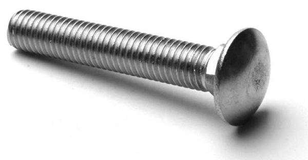 CARRIAGE SCREWS SS 1/4-20X1