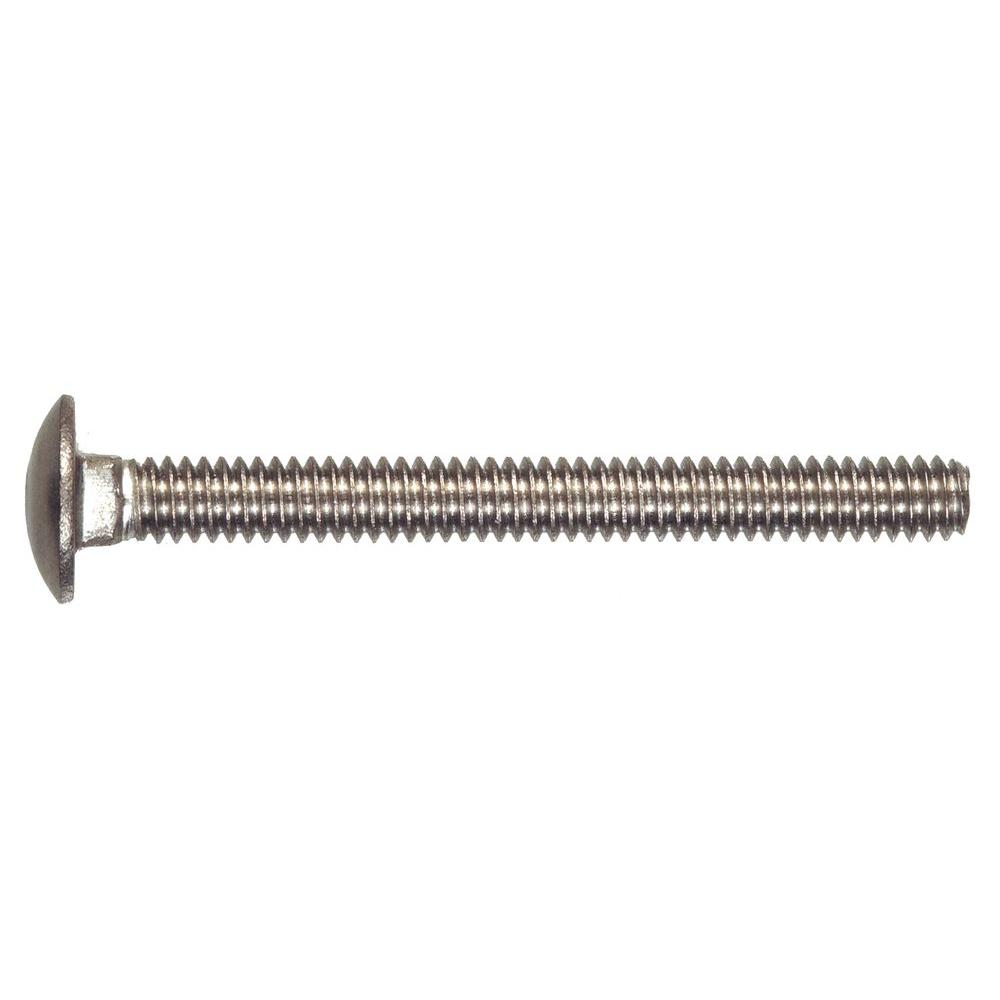CARRIAGE SCREWS SS 1/4-20X2-1/2